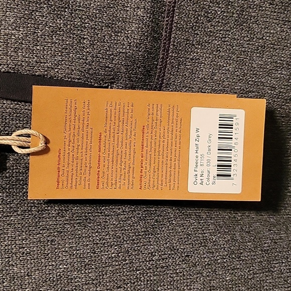 Fjallraven Women's Ovik lightweight Fleece Half Zipper size L ! - Picture 2 of 9